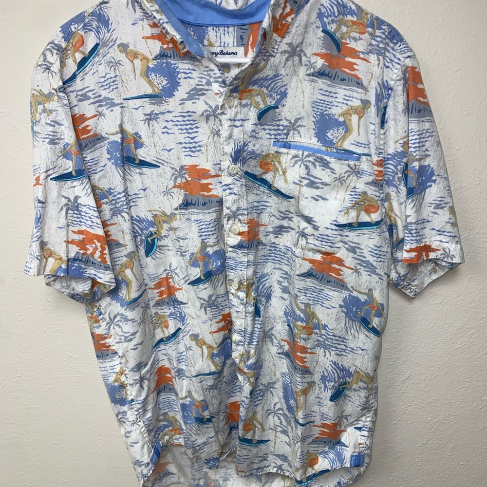 Tommy Bahama surf safary champ shirt